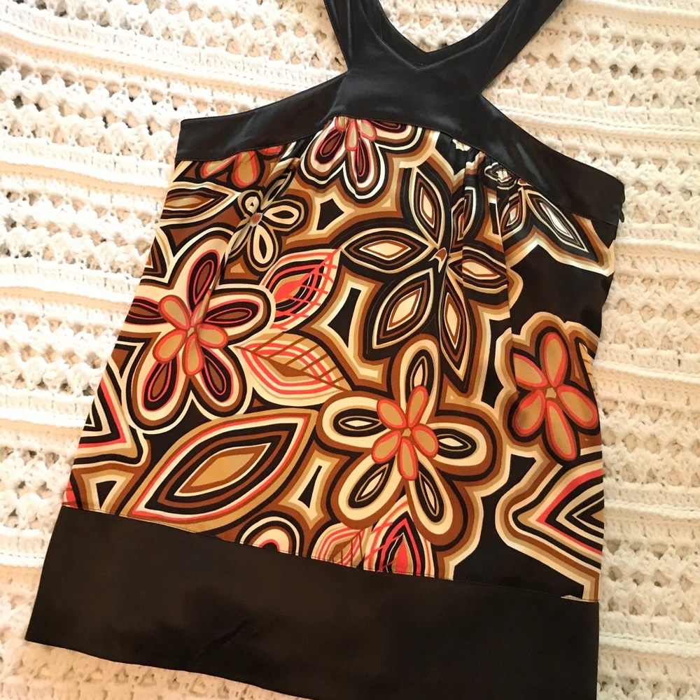 Gorgeous silk halter top!  In excellent condition